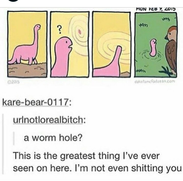 Worm hole - meme