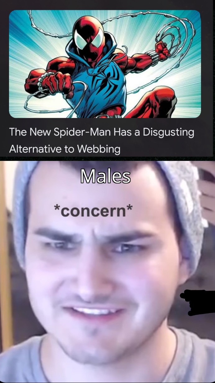 Spiderman meme cum face