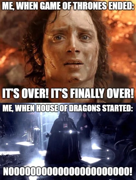 house of the dragon first episode meme