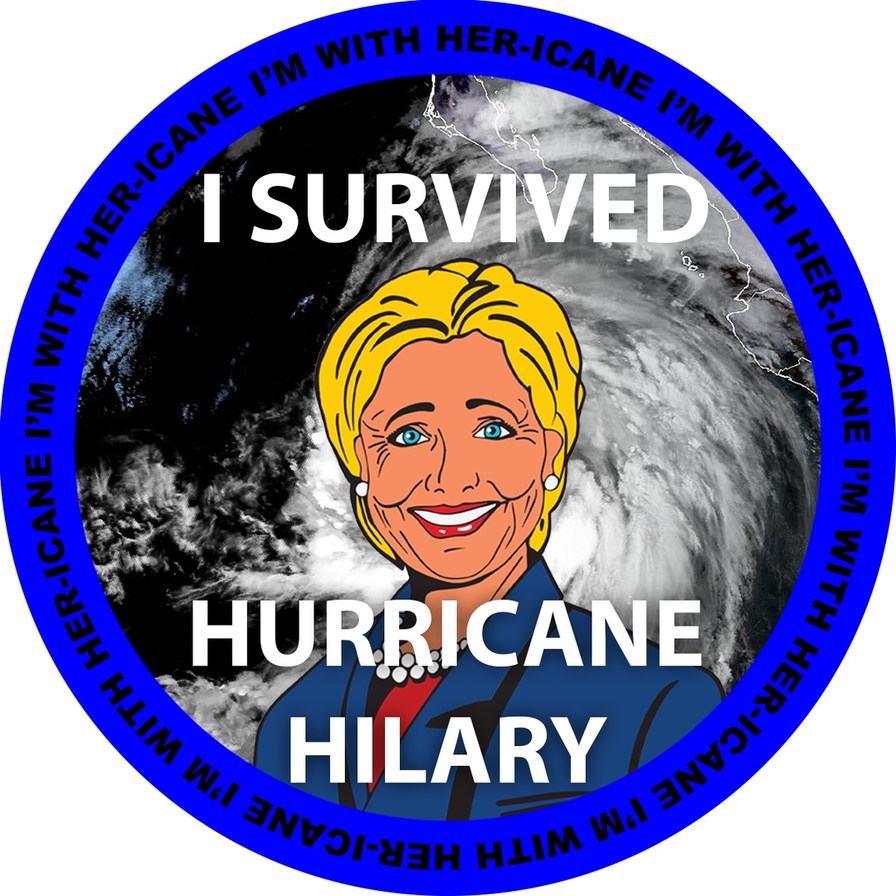 Hurricane Hilary—I’m with her-icane - meme
