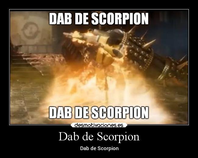 Dab de Scorpion - meme