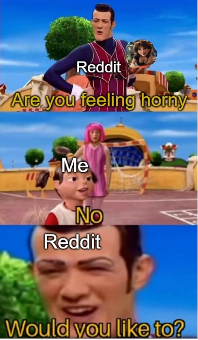 Horny reddit - meme