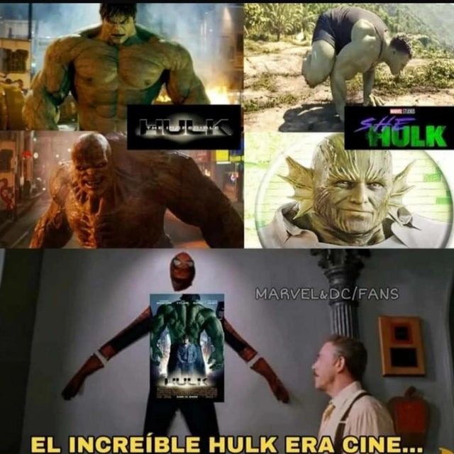 meme del nerfeo de hulk y abominaci´no