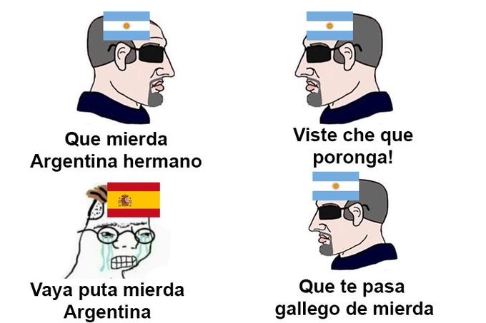 Argentino promedio BeLike: - meme