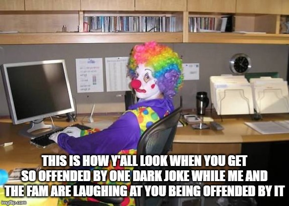 Clown computer meme
