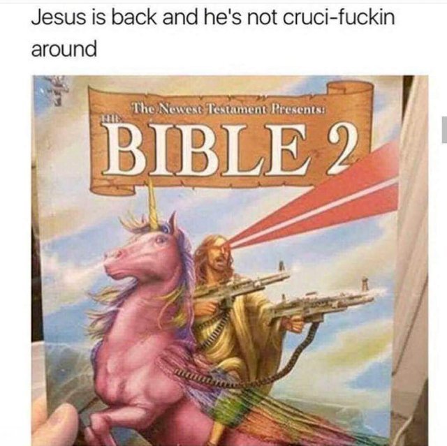 The Newest Testament Presents: The Bible 2 - meme