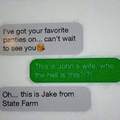 I fucked Jack from state farm