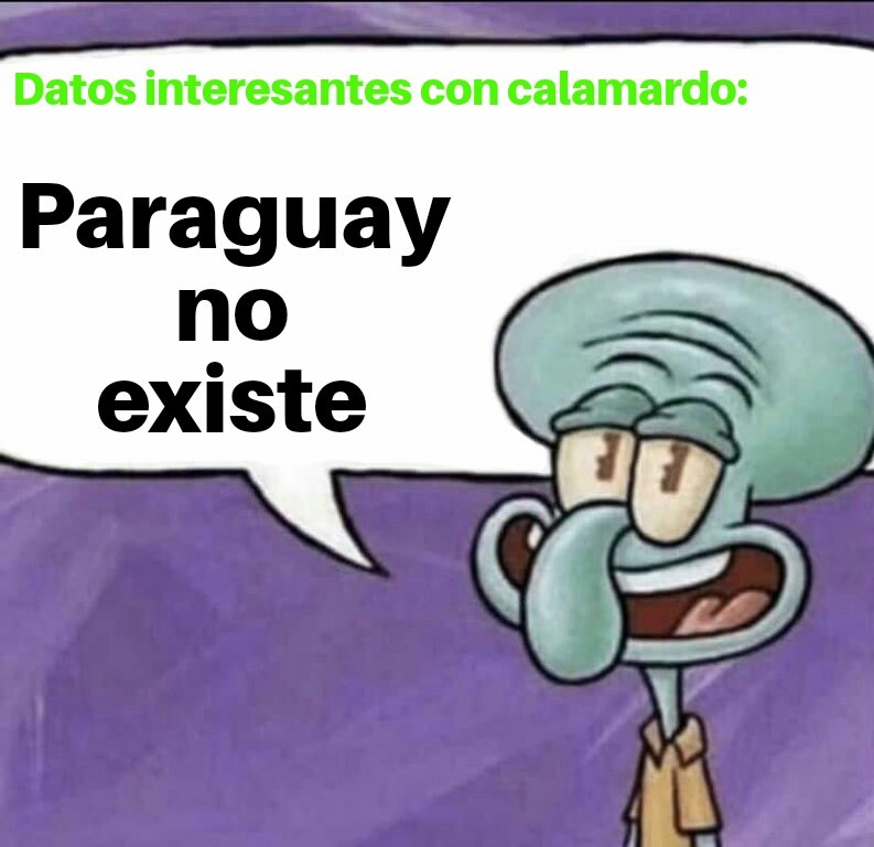 Paraguay no existe - meme