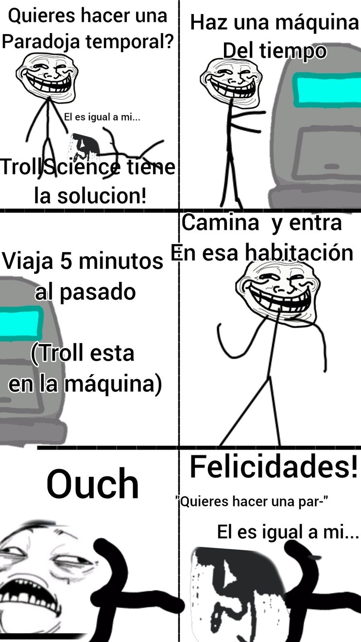 Mi primer trollsience y la verdad es muy malo :sadtrollface: - meme