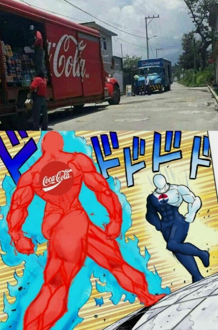 my favorite shonen tranime fight - meme