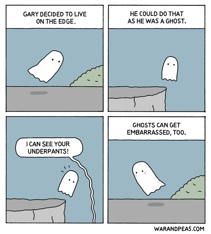 Ghosts have feelings too - meme