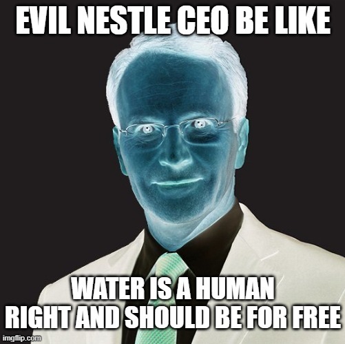 Evil Nestle CEO - meme