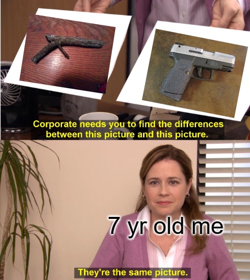 Stick gun - meme