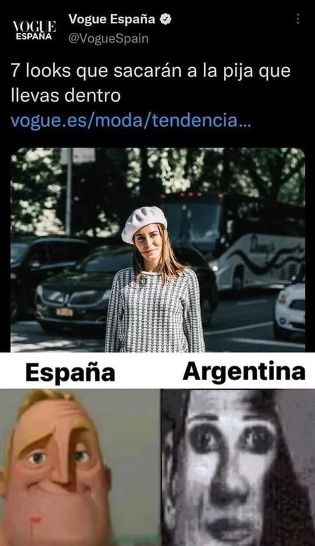España vs Argentina - meme