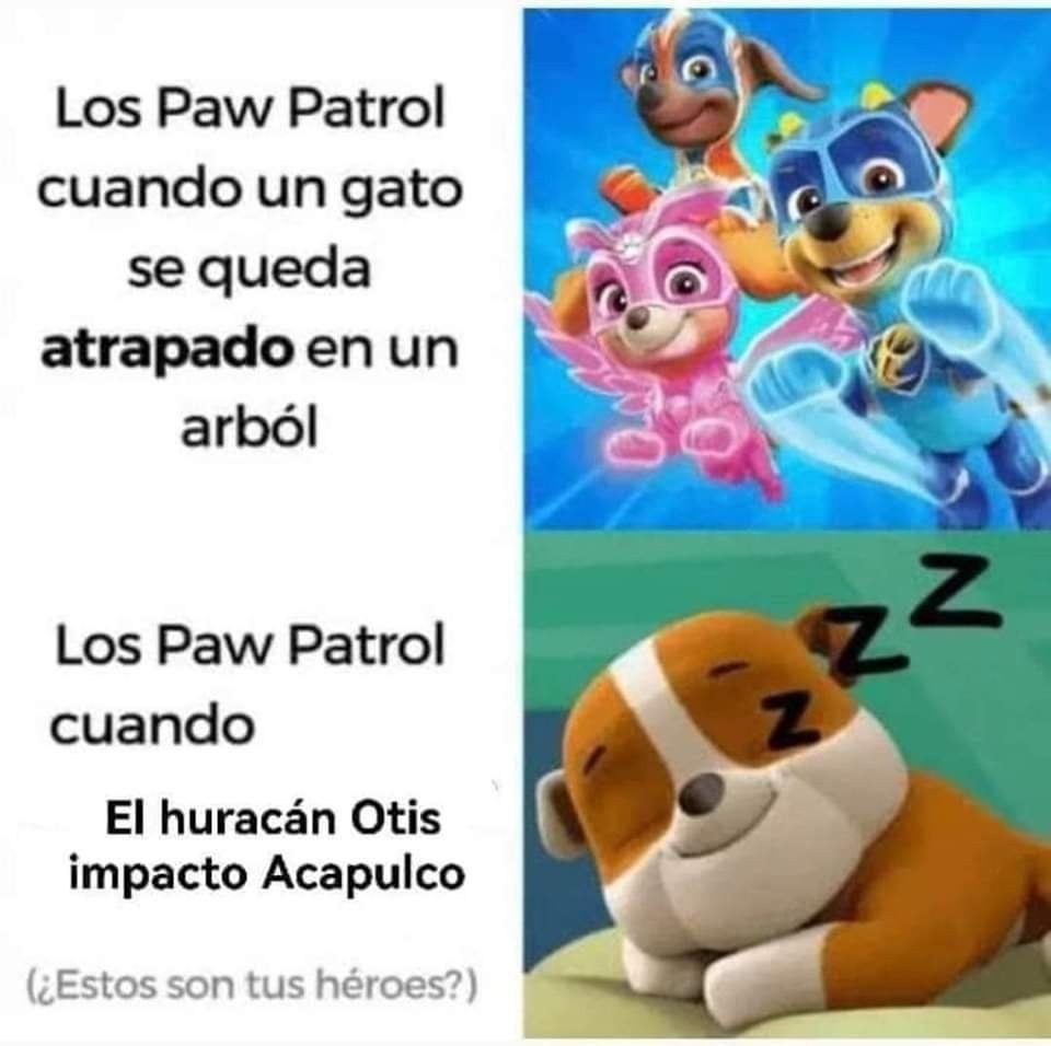 Meme de los Paw Patrol