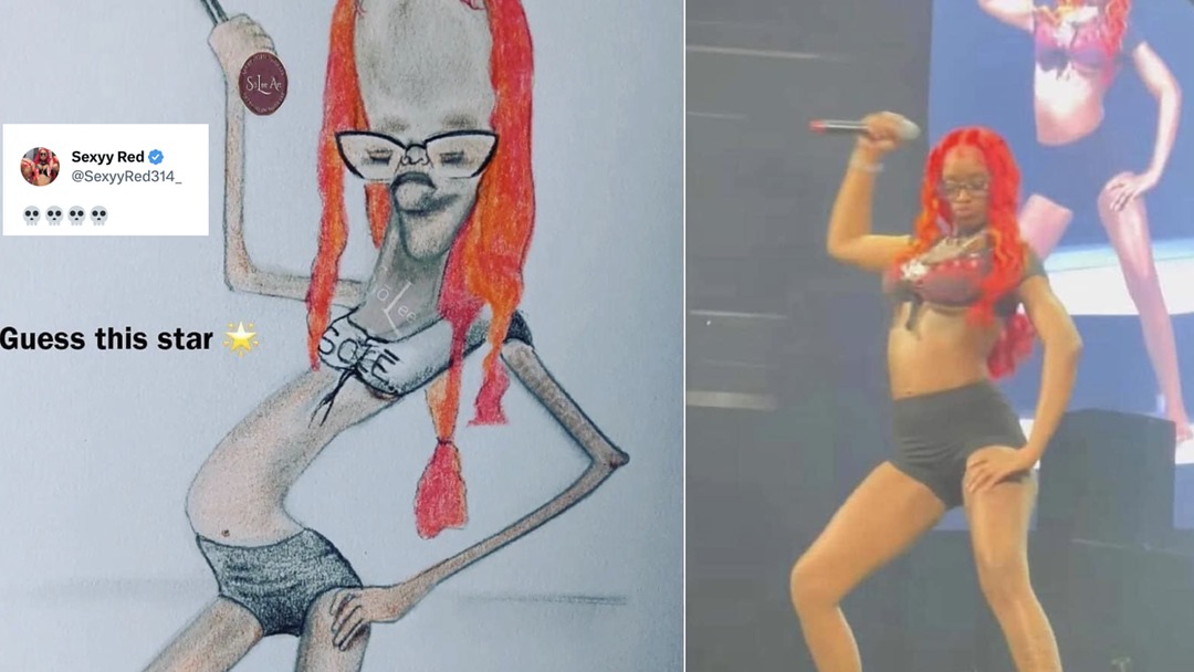 Sexyy red is opposite of sexy - meme