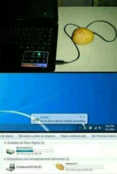 Potato pendrive xdxd - meme