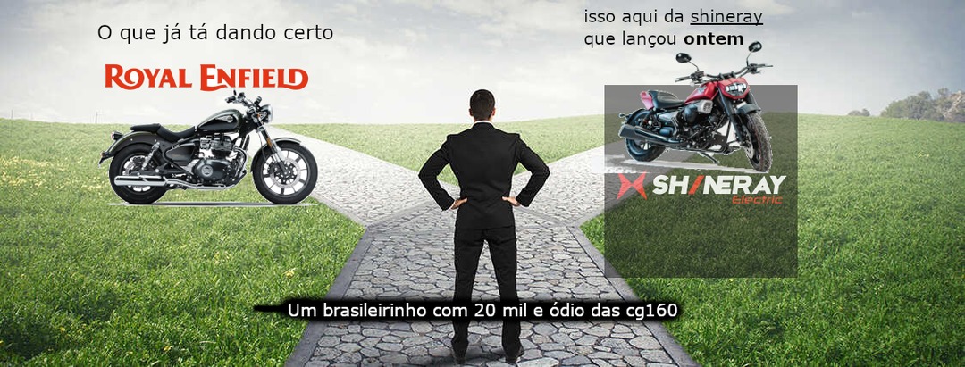 Royal enfield ou shineray titanium 250? - meme