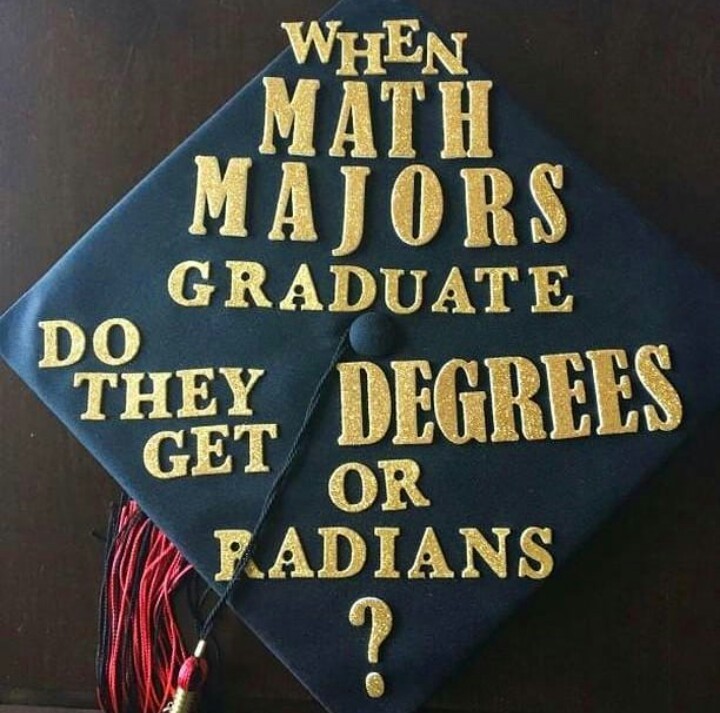 Degrees or radians? - meme