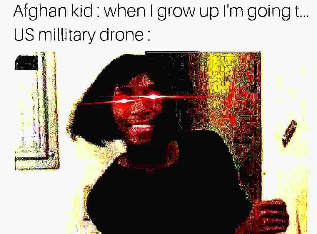 Poor drones - meme