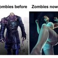 Décadence de la société même chez les zombies