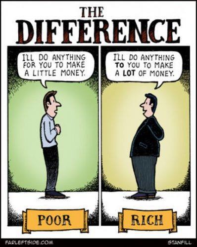 poor vs rich - meme