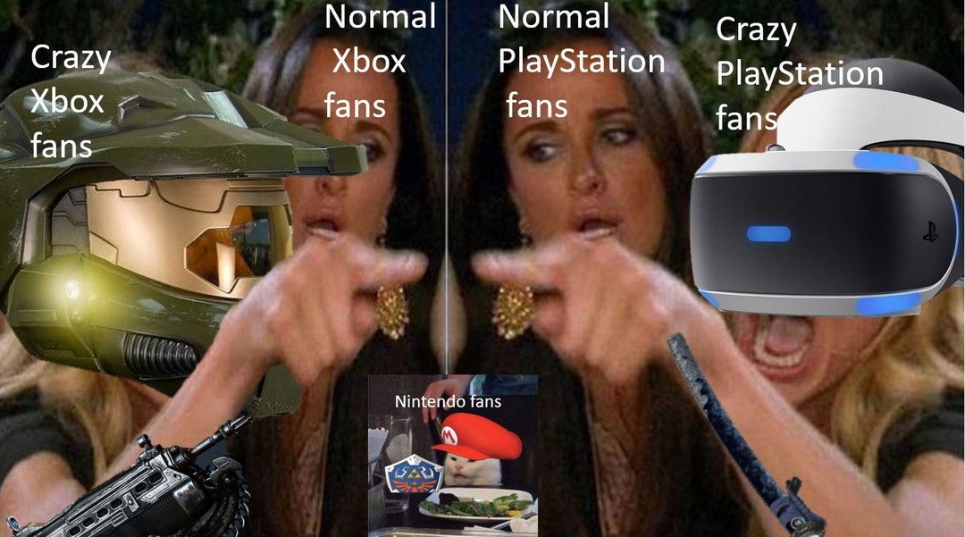 Console war bullshit - meme