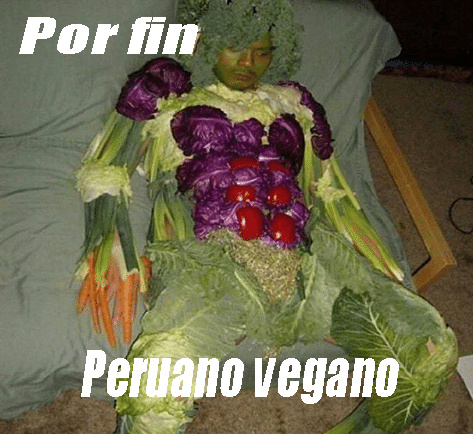Peruano Vegano - meme