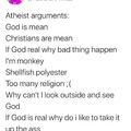 dongs in an atheist