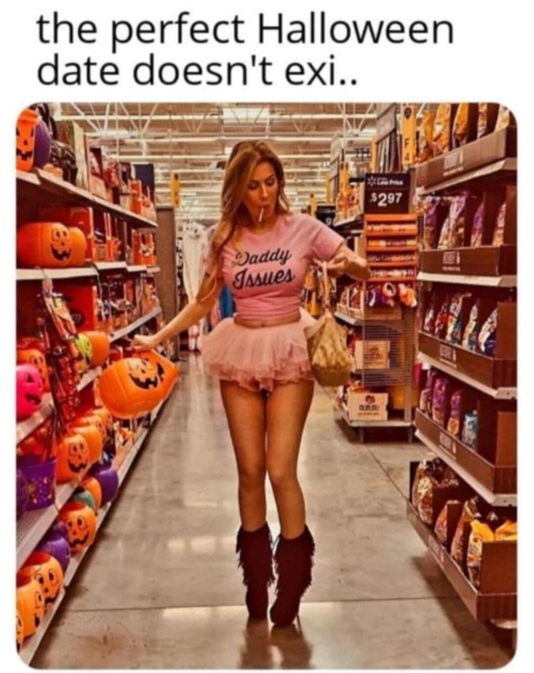 not spooky, but it’s spooky time anyway - meme