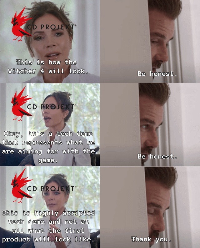 CD Projekt drops tech demo, lies intensify - meme