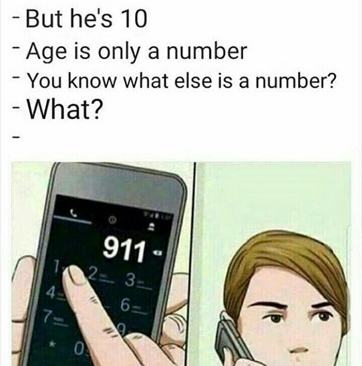 Age is only a number - meme