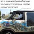 Toot toot here comes the healing bus.