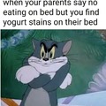 yogurt stains
