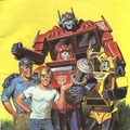 The very first time Optimus Prime was portrayed without a face mask was in a Marvel comic, and this is what he looked like.