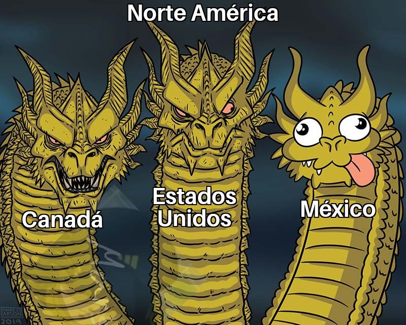 Norte América - meme