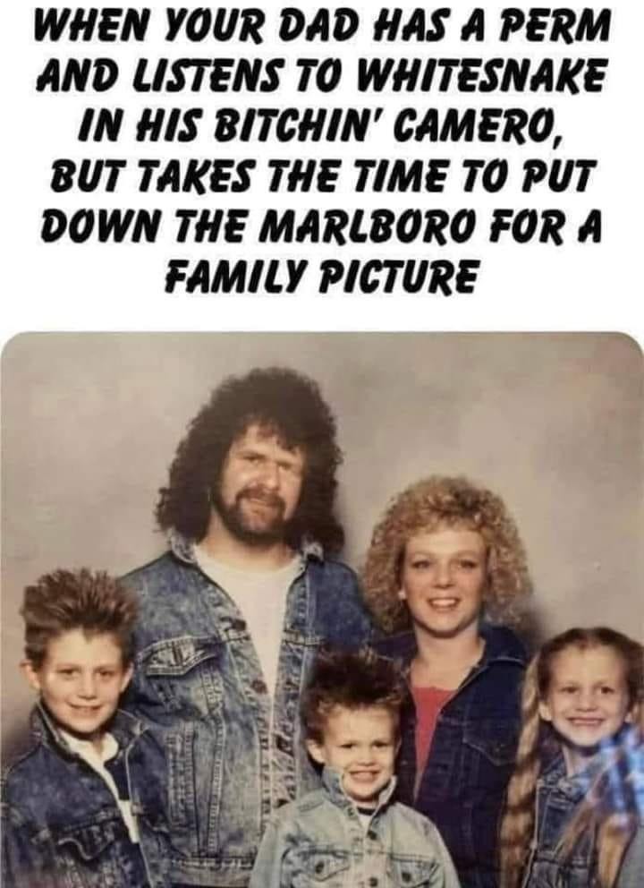 When dads perm costs more than moms - meme