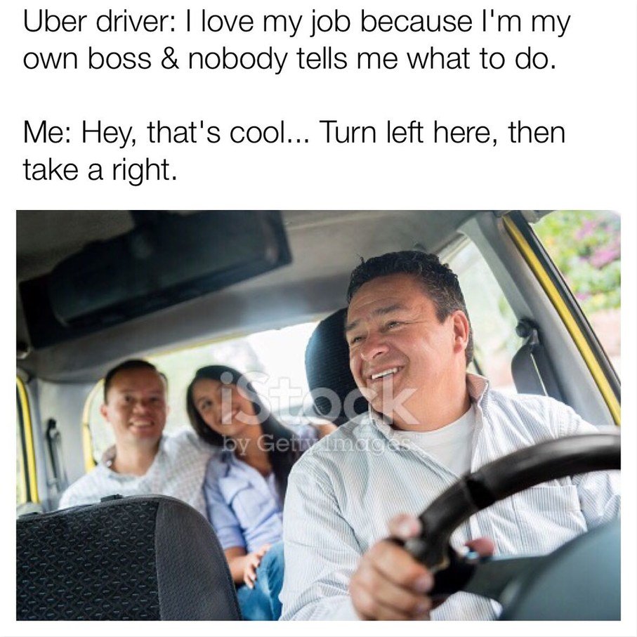 Uber driver - meme