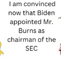 Mr. Burns is the SEC Chairman