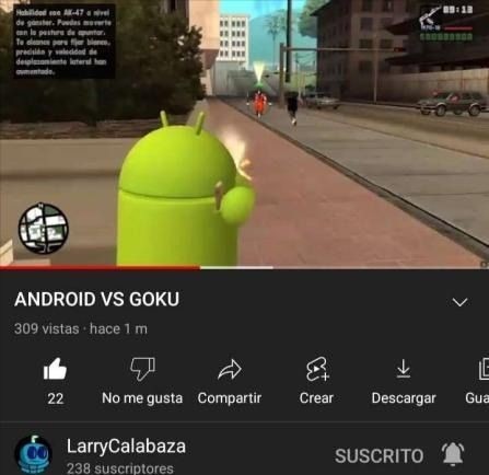 Android vs goku - meme