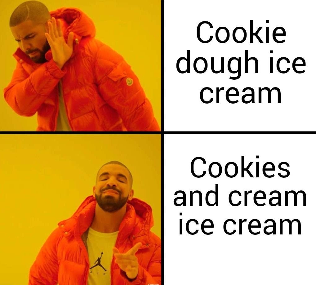 Cookies n cream - meme