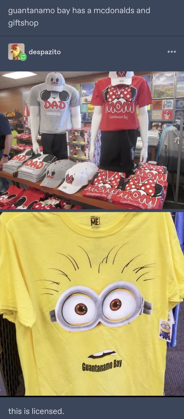 Guantanamo has a McDonald’s and a gift shop, apparently - meme