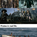 Pirates in movies vs pirates in real life