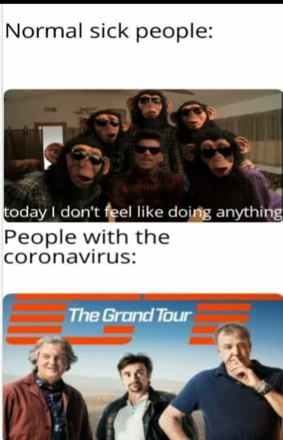 grand tour laughing meme