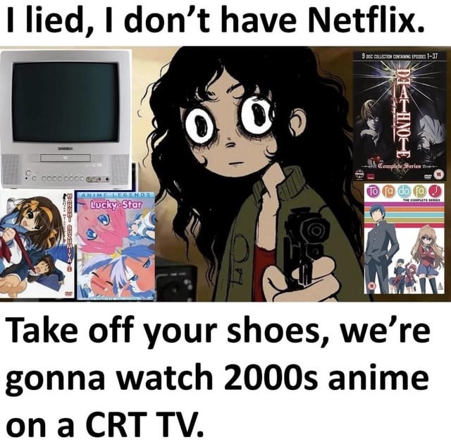 2000s anime, I've just watched Death Note ngl - meme