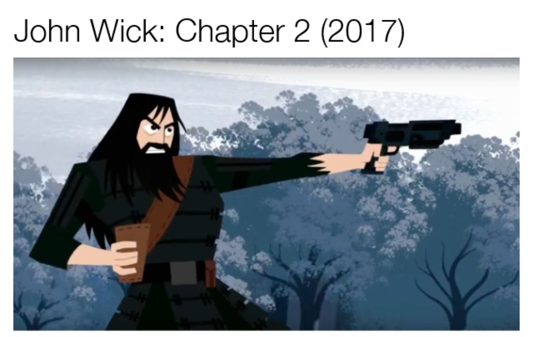 Samurai Jack Wick - meme