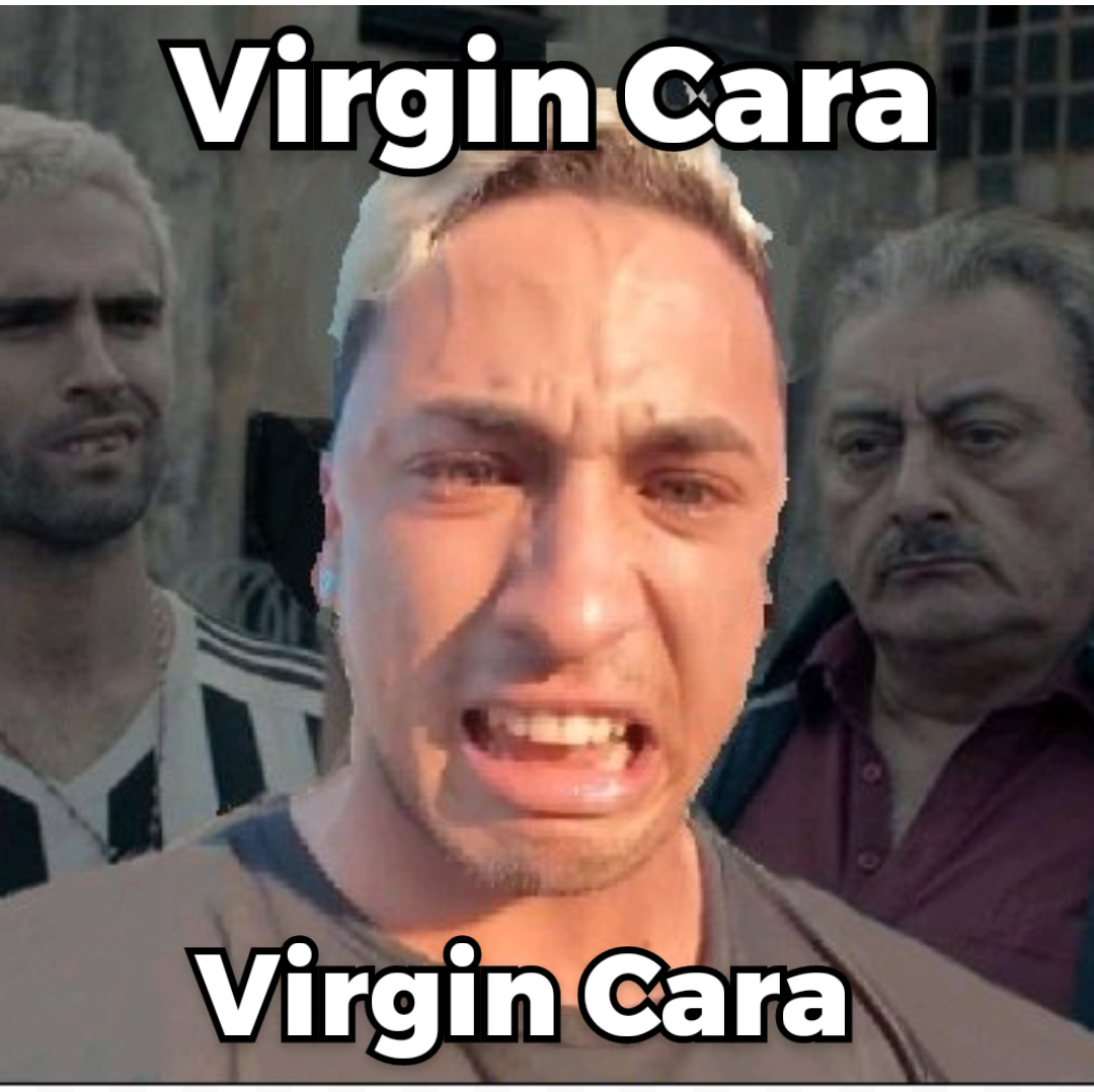 Virgin cara - meme