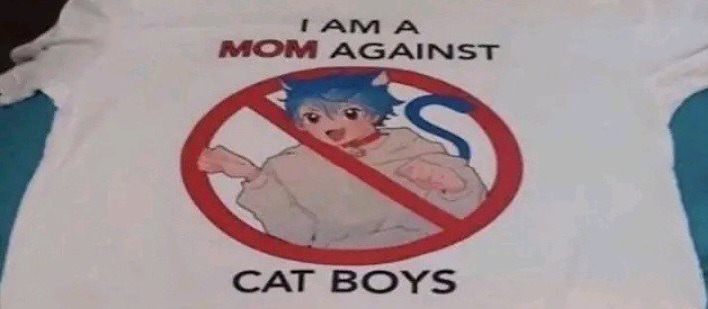 Madre en contra de los chicos gato - meme