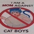 Madre en contra de los chicos gato