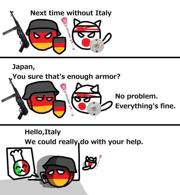 Without Italy - meme